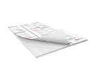 Lámina de policarbonato Alveolar Klar Traslúcido 4 mm x 1.22 x 3.05 m