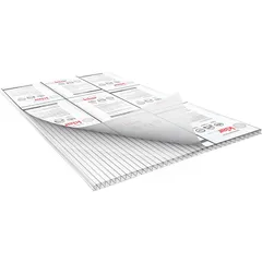 Lámina de policarbonato Alveolar Klar Traslúcido 6 mm x 1.22 x 3.05 m