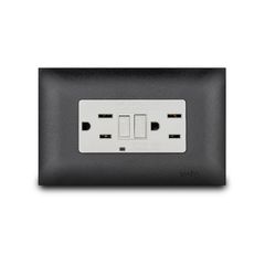 Contacto Doble con Interruptor de Circuito x Falla a Tierra de 15 Amp