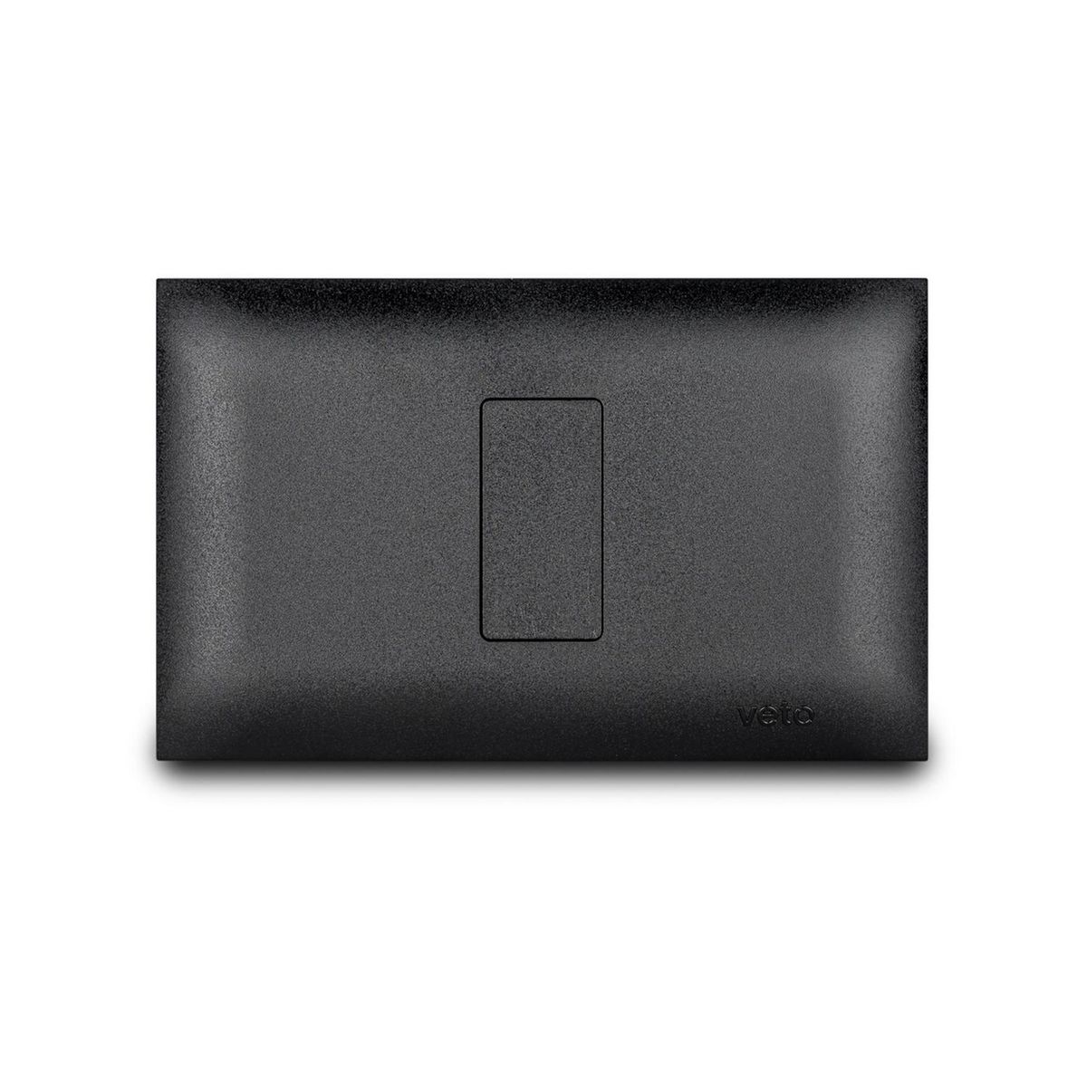 Veto - Placa Ciega Con Bastidor Vive Negro