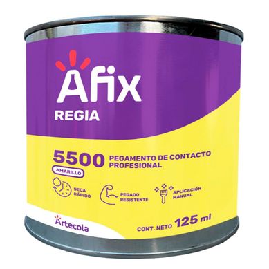 Afix Pegamento de Contacto Amarillo 125 ml.