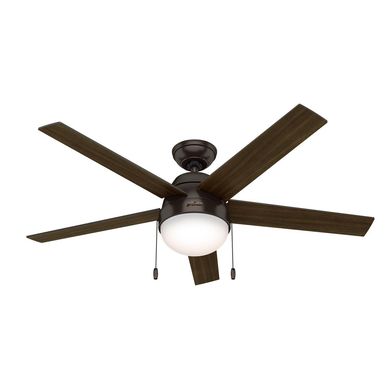 Ventilador de Techo Anslee 5 Aspas y 2 Luces de 52