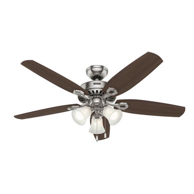 Ventilador de Techo Builder Plus 5 Aspas y 3 Luces de 52