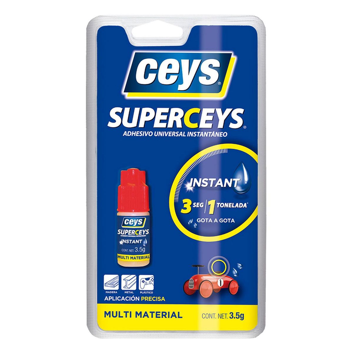 Pegamento de contacto acabados limpios 30ml, marca Ceys - Foto Principal