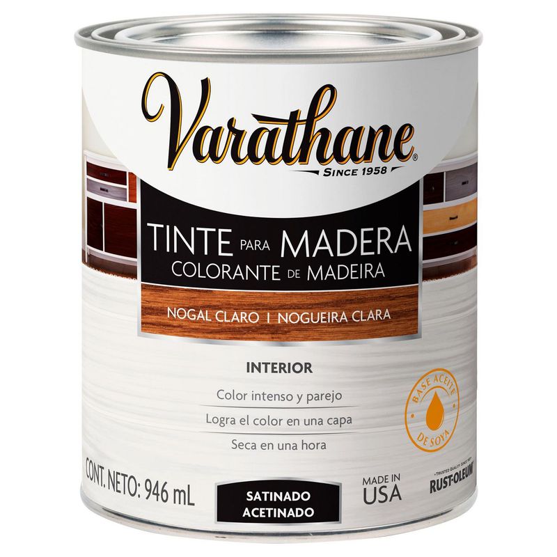 Varathane - Barniz Varathane Tinte Nogal Claro QL