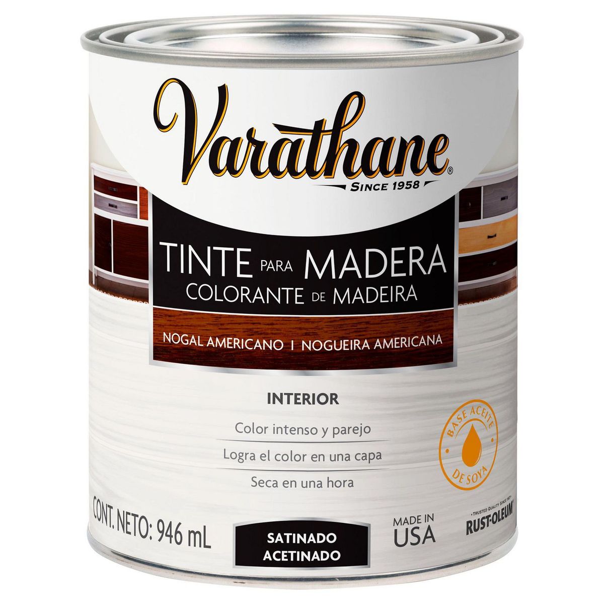 Varathane - Barniz Varathane Tinte Nogal Americano QL