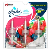 Aromatizante Eléctrico Repuesto 3 pack Mora Radiante