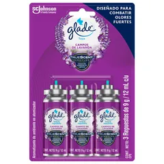 Aromatizante aerosol toque magico 3 pack lavanda