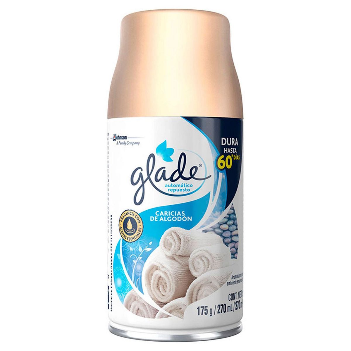 Repuesto Automático Caricias de Algodón 175 gr, marca Glade - Foto Principal