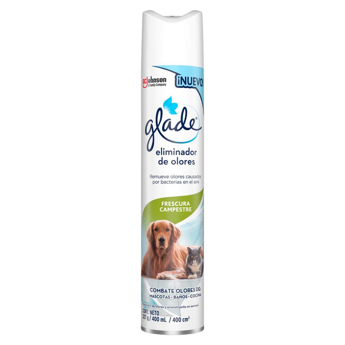 Eliminador de Olores Frescura Campestre 400 ml., marca Glade - Foto Principal