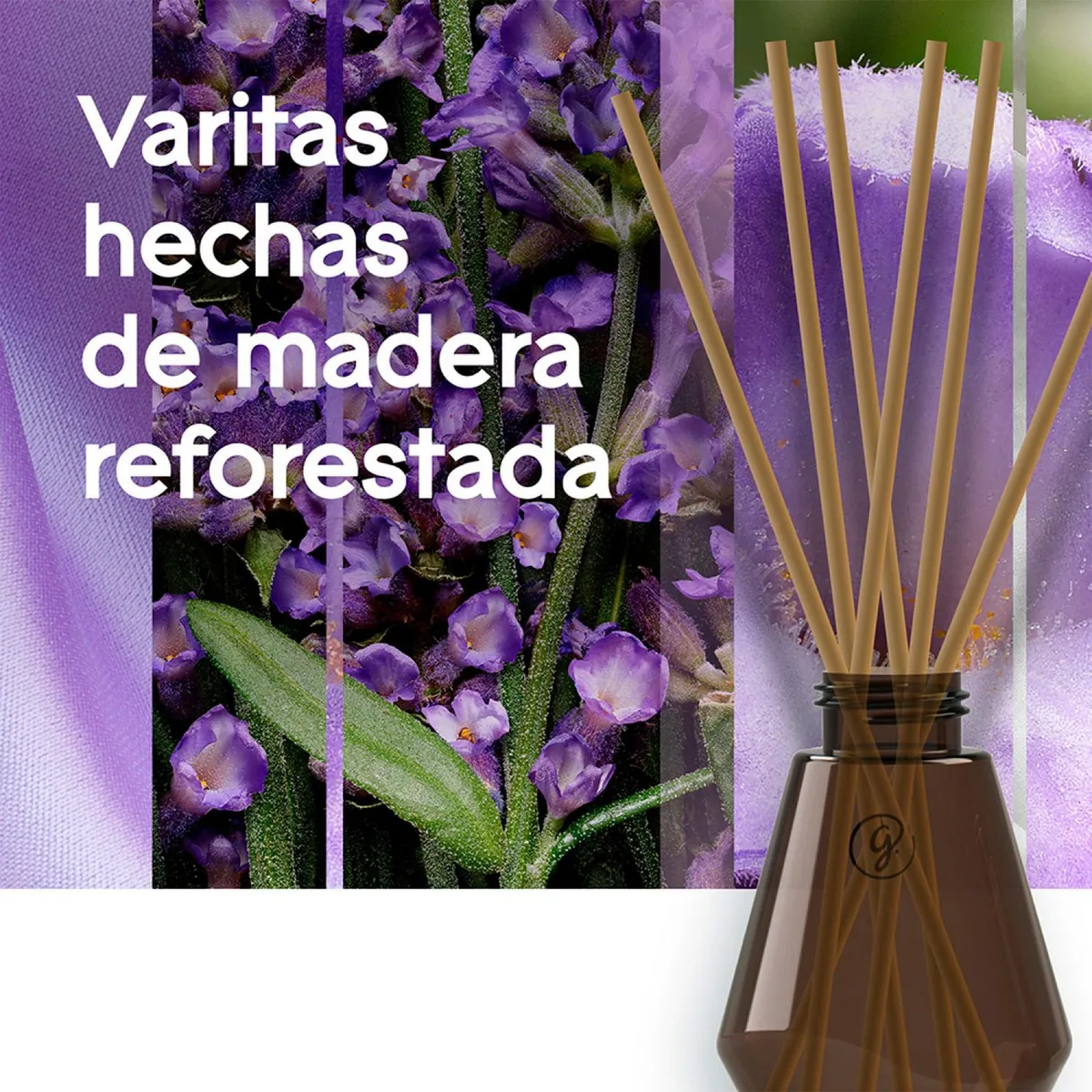 Glade - Aromatizante en aceite con varitas de 100 ml Lavanda