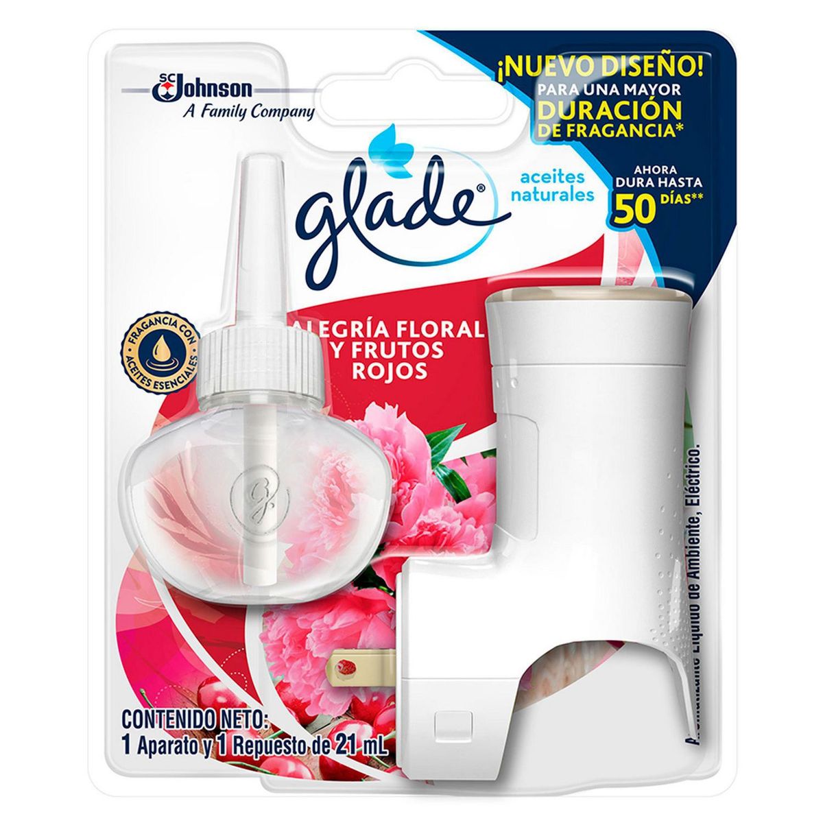 Glade - Aromatizante Eléctrico Aparato y Repuesto Frutos Rojos