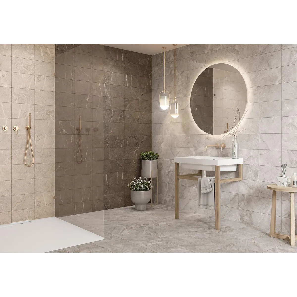 Porcelanite - Muro Cerámico 20X30 Yukon Cafe 1.59 St