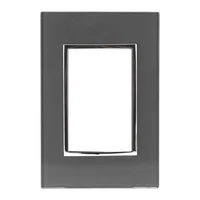 Placa Apagador Escalera Humo