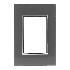 Placa Apagador Escalera Humo
