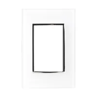 Placa Apagador Sencillo, Blanco