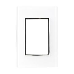 Placa Apagador Sencillo, Blanco