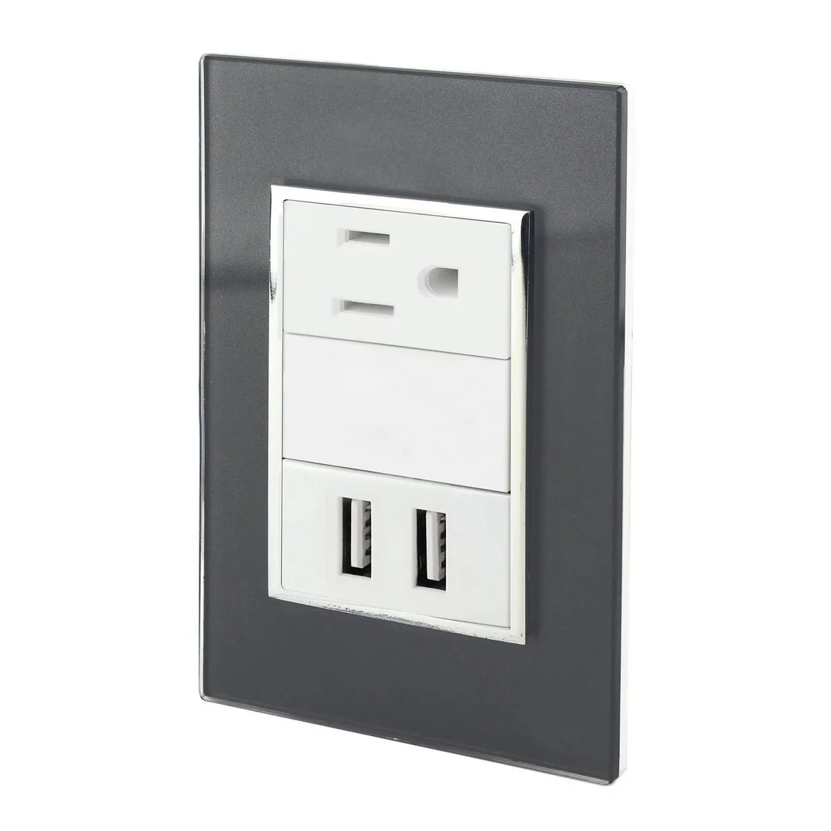 Sanelec - Placa Contacto Usb y Contacto Humo