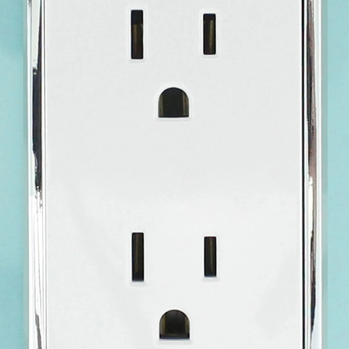 Placa Contacto Doble, Aqua, marca Sanelec - Foto 2