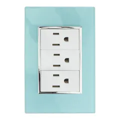 Placa Contacto Triple Aqua