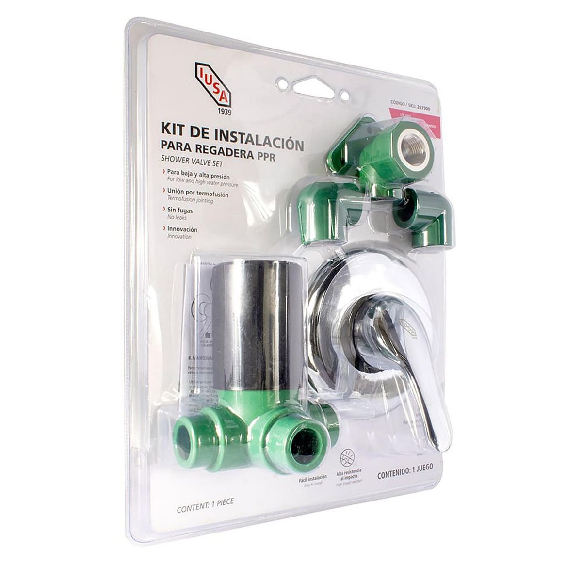Kit Regadera Monomando PPR IUSA, marca Iusa - Foto 2
