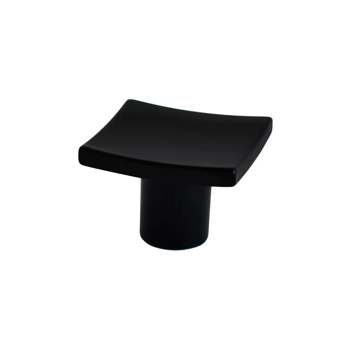 Fixser - Jaladera Fixser Boton Gante 26.7X19.6 mm Negro C/T