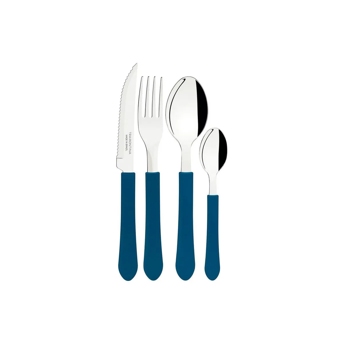 Tramontina - Juego cubiertos 25 piezas Leme azul
