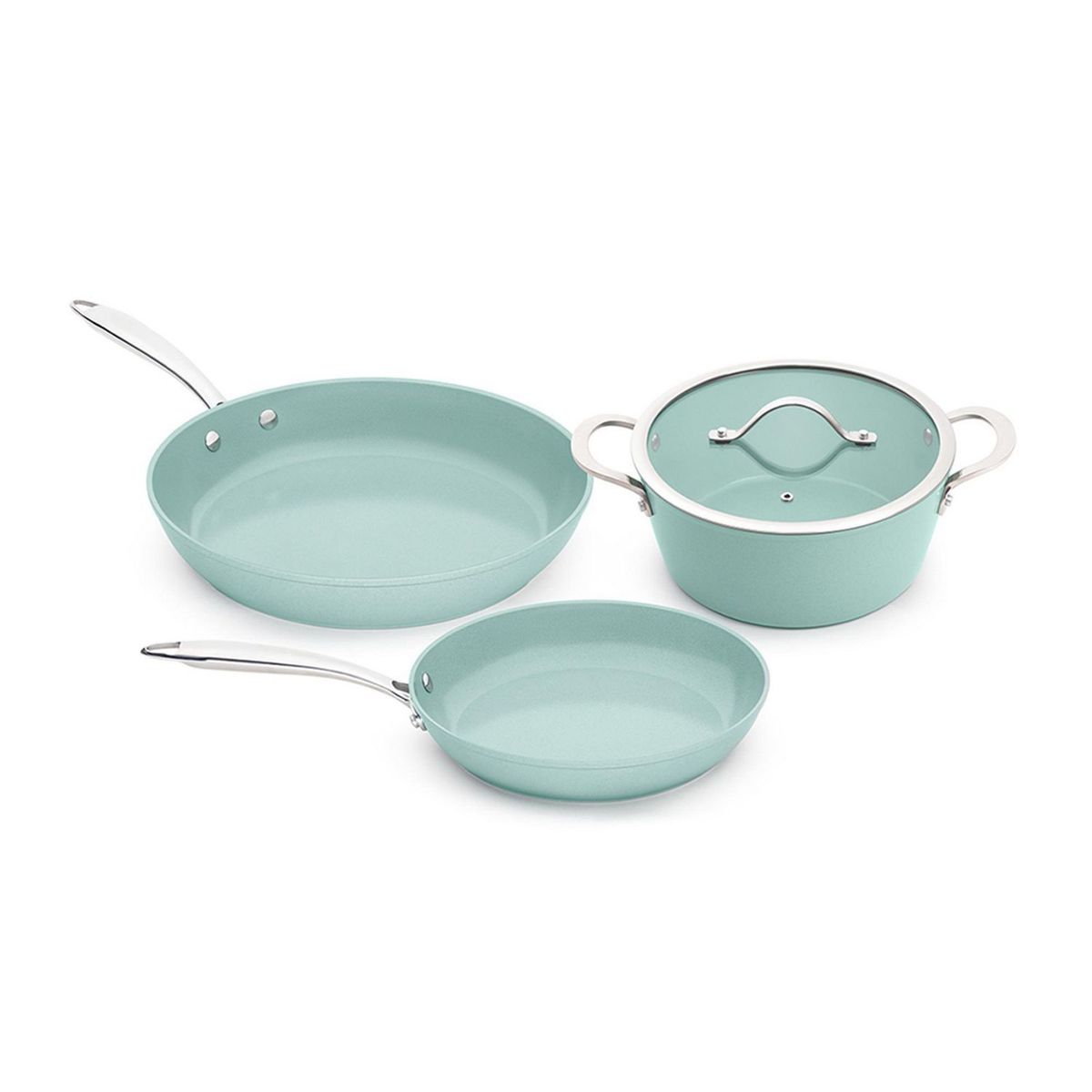 Jadecook - Batería de cocina 4 piezas Jade Cook Nueva Generación