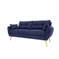 Sofá de 3 plazas Boho azul navy blue