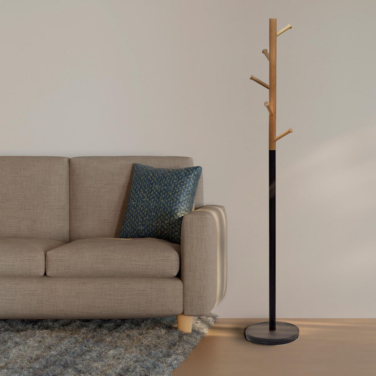 Alterego - Perchero de metal color negro