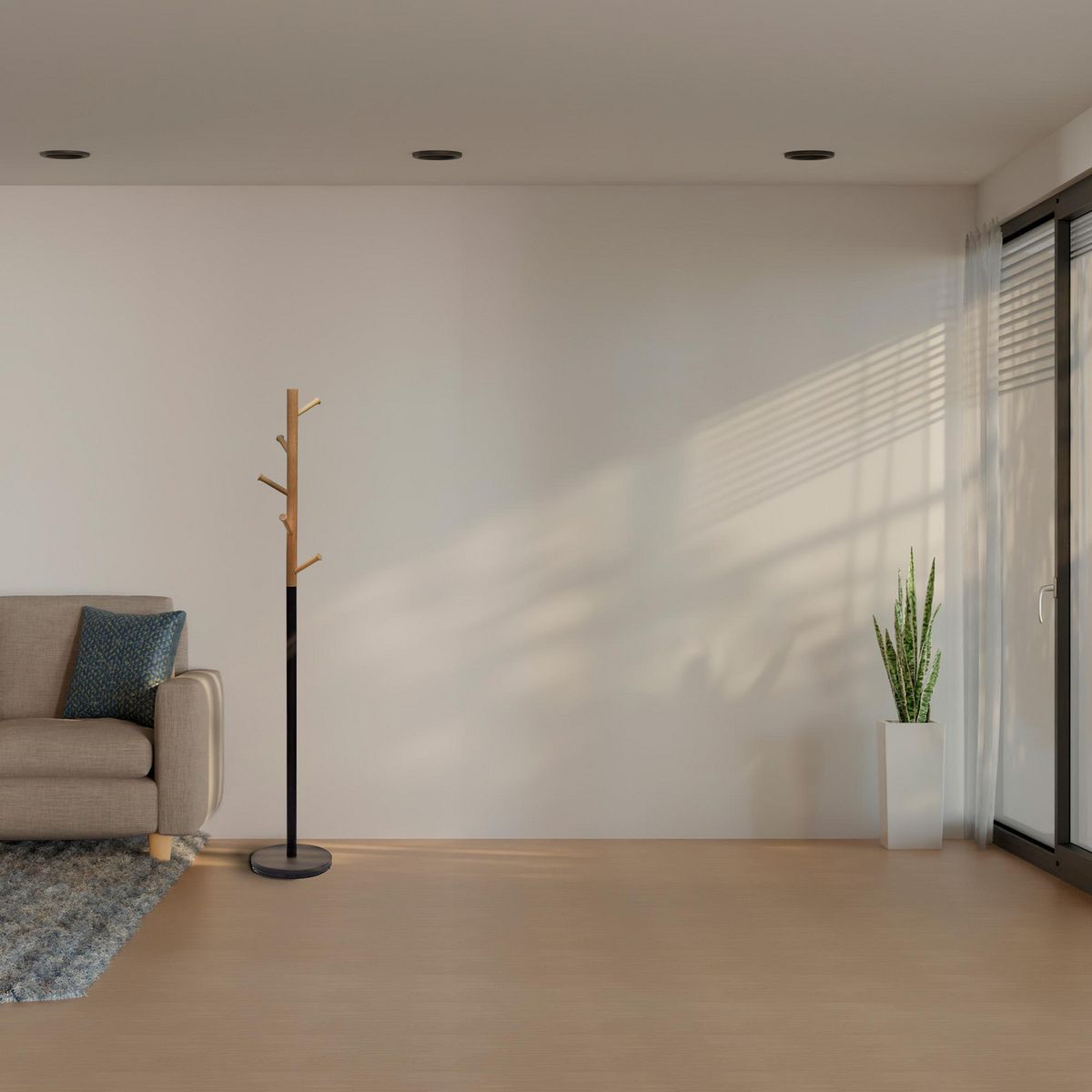 Alterego - Perchero de metal color negro