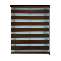 Persiana Dúo Enrollable Chocolate 180 x 220 cm