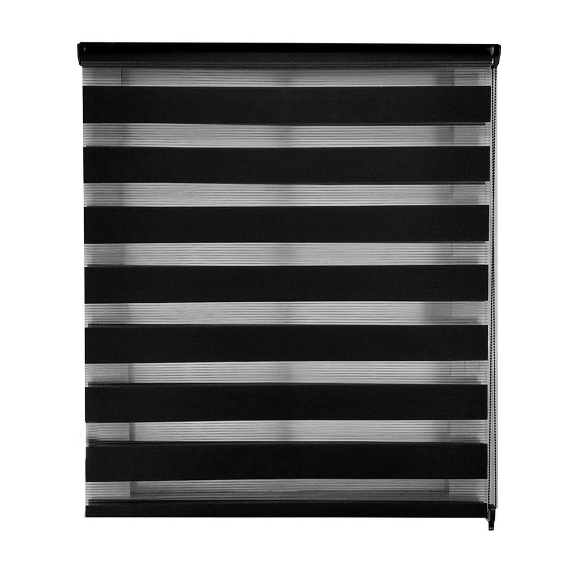 Deco Persiana - Persiana Dúo Enrollable Negro 180 x 220 cm
