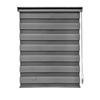 Persiana Dúo Enrollable Gris Oxford 120 x 180 cm