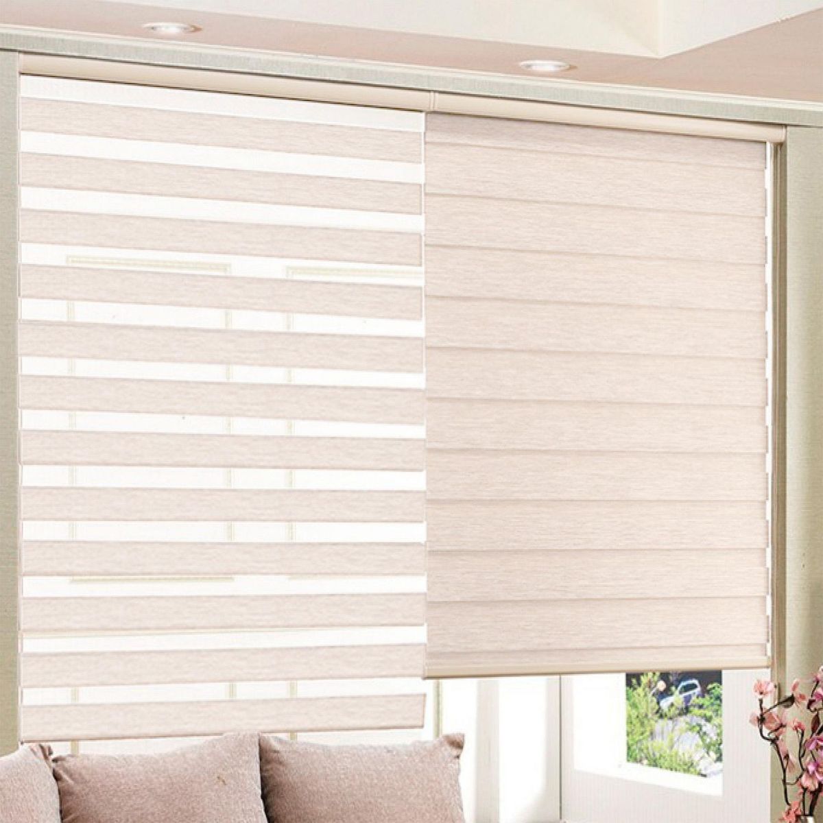 Persiana Dúo Enrollable Lino 200 x 220 cm, marca Deco Persiana - Foto 2