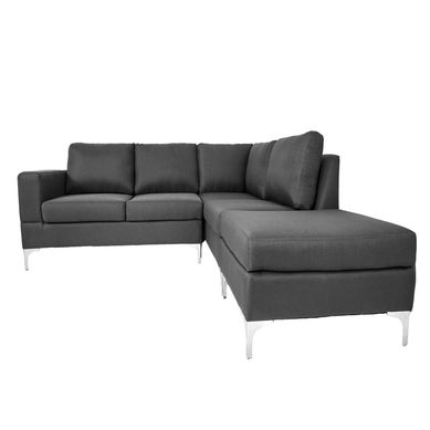 Sof� escuadra derecha Niagara gris charcoal