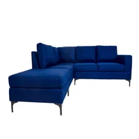Sofá escuadra izquierda Niagara azul moonlight