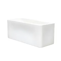 Maceta jacaranda blanca 100x40x40.