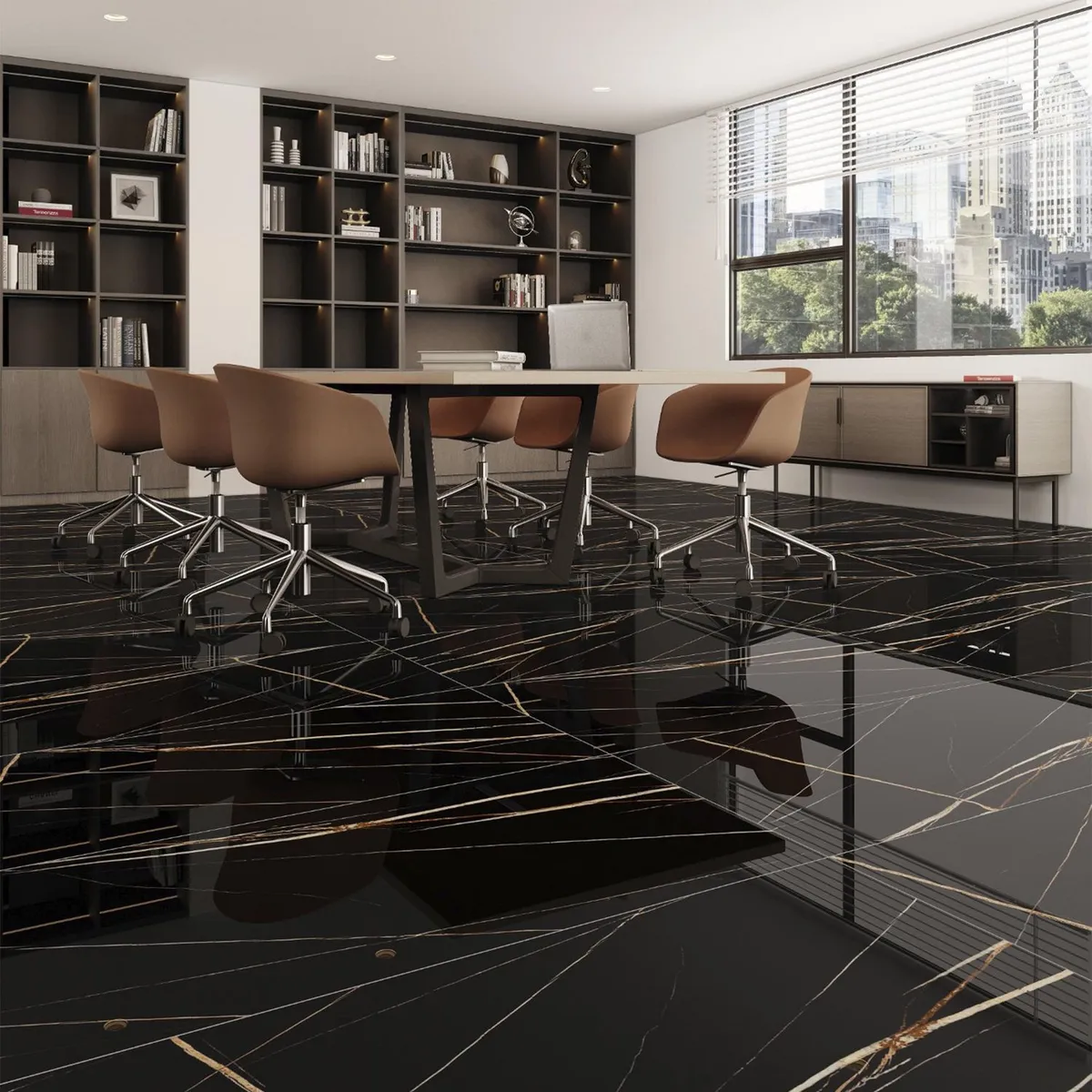 Piso Porcelanato Barile 60x120 8mm 1.44 Extra Brill, marca Tendenzza - Foto 2