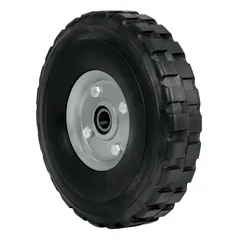 Rueda de Hule Sólido 9" para Diablo Doble Balero Pretul