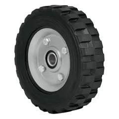Rueda de Hule Sólido 7" para Diablo Doble Balero Pretul
