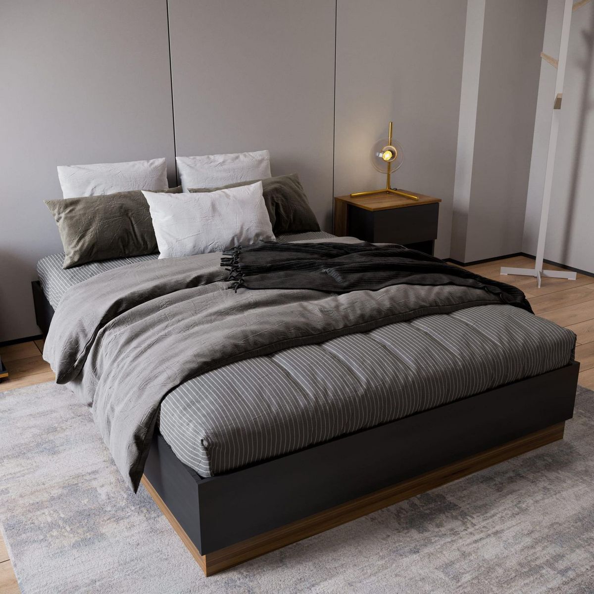 Cama doble Noa Wengue Gales, marca Maderkit - Foto 2