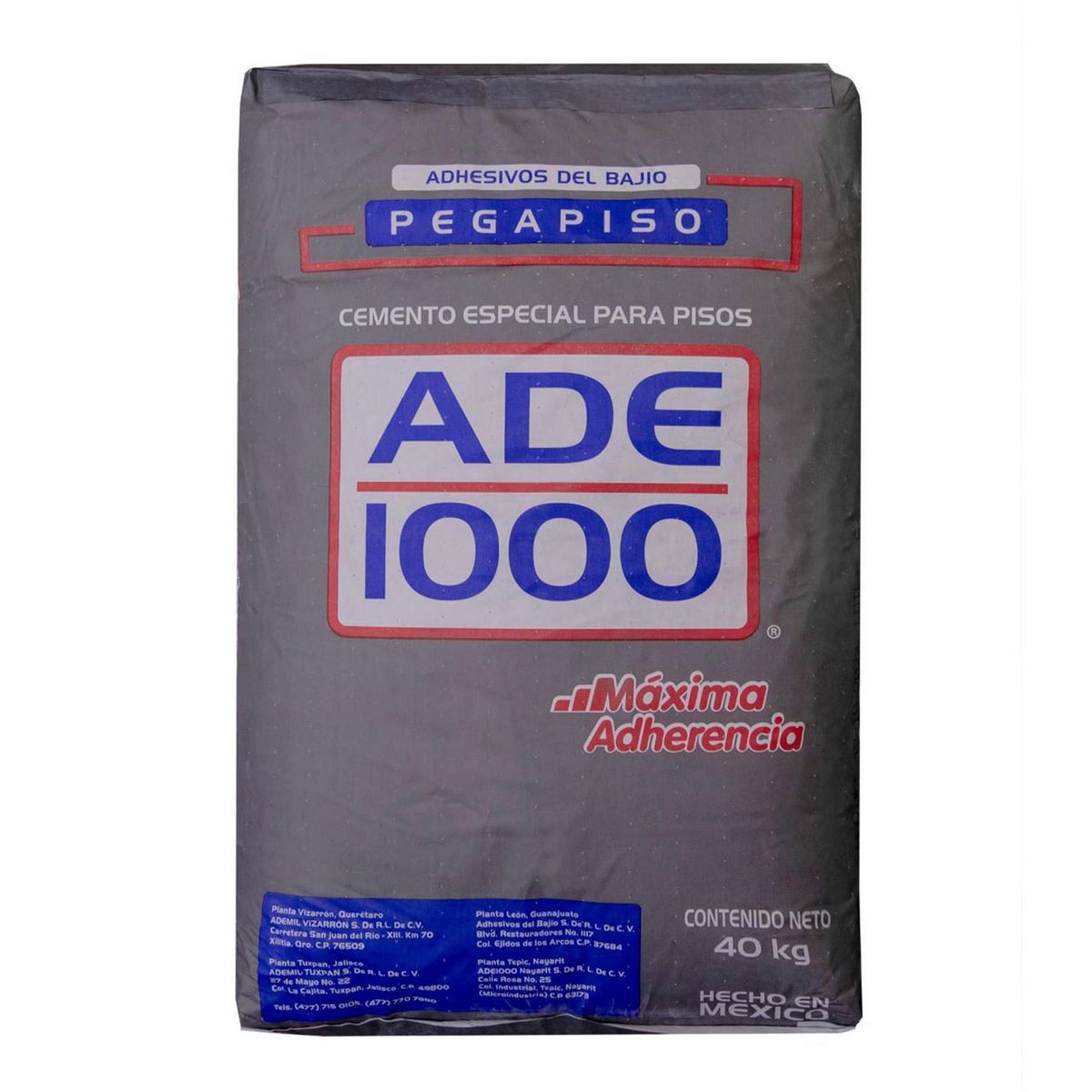 Ade1000 - Pegapiso Gris ADE1000 40 Kg