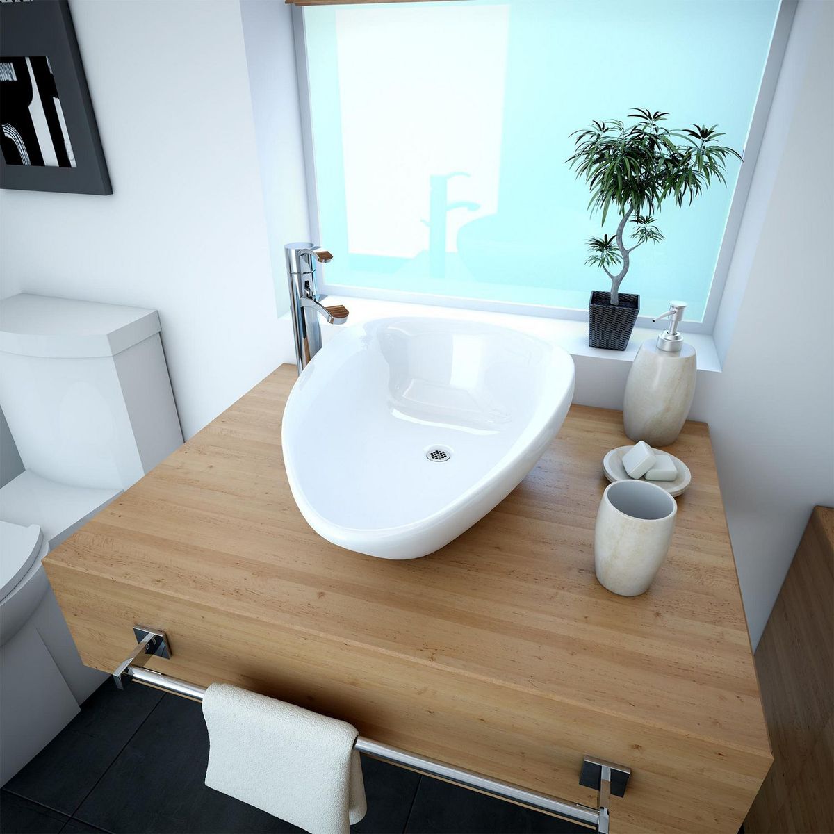 American Standard - Lavabo de sobreponer Aero