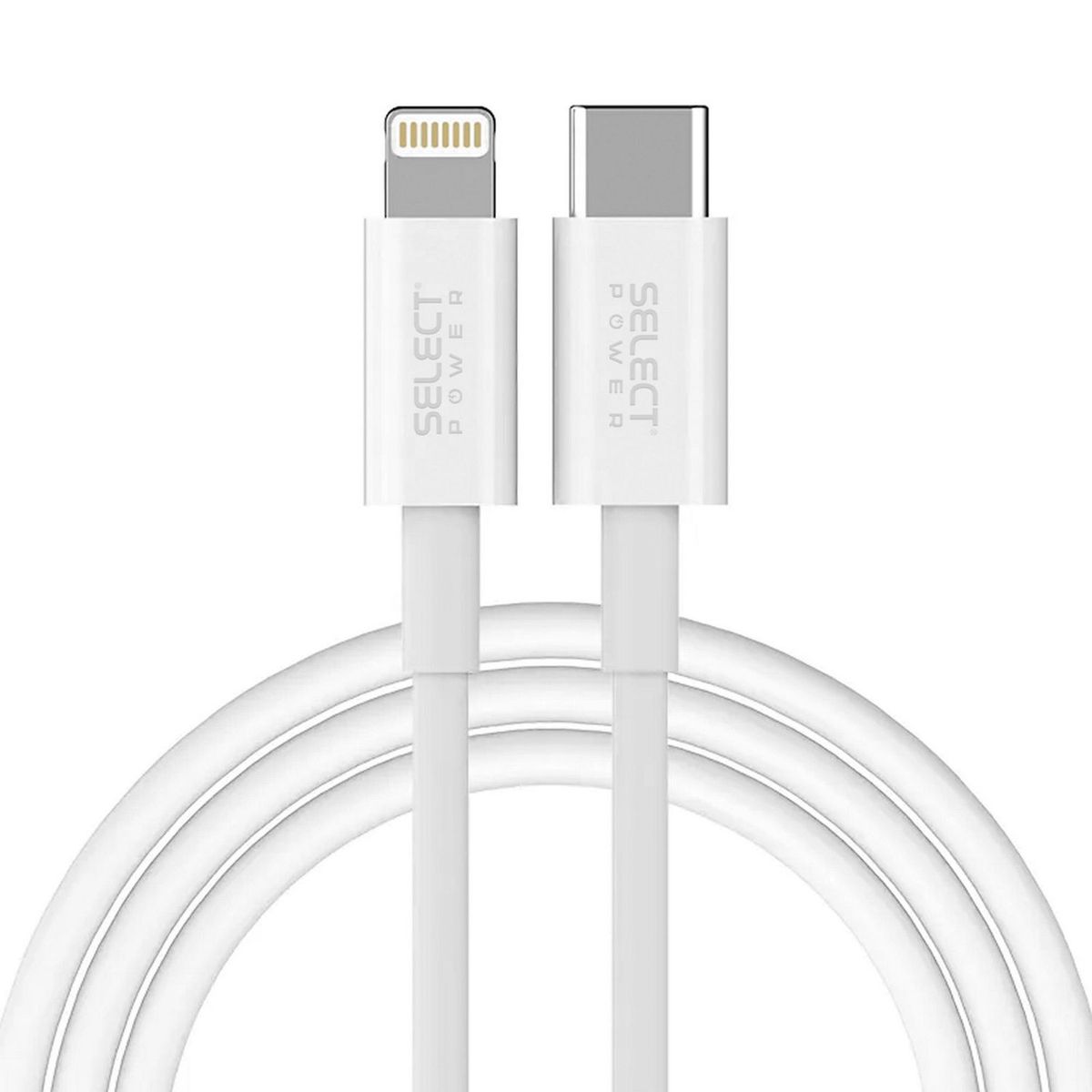 Select Sound - Cable USB-C a Lightning Certificado MFI 1 Metro
