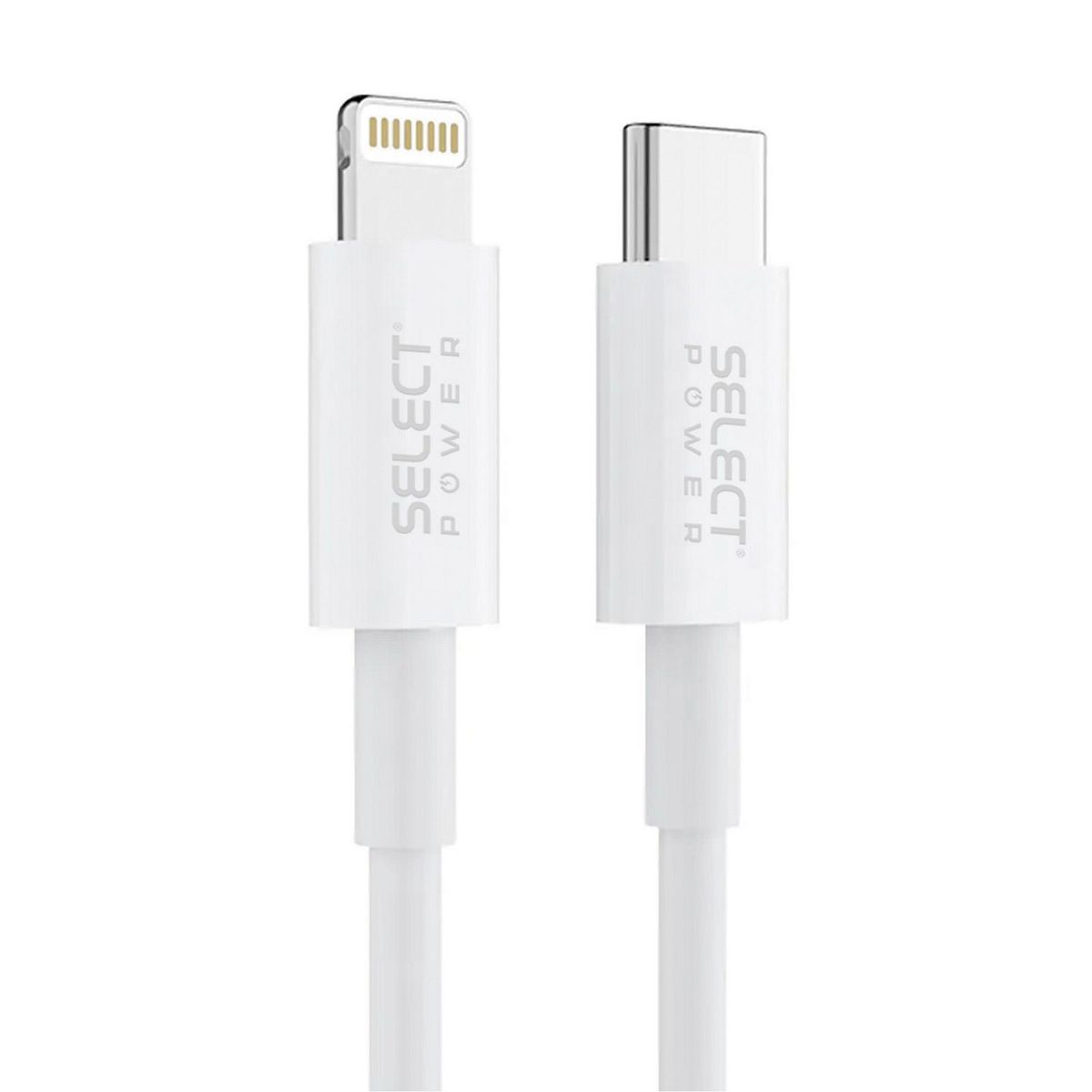 Select Sound - Cable USB-C a Lightning Certificado MFI 1 Metro