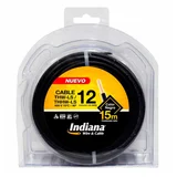 Cable Indiana THHW-LS #12 Negro 15 Metros