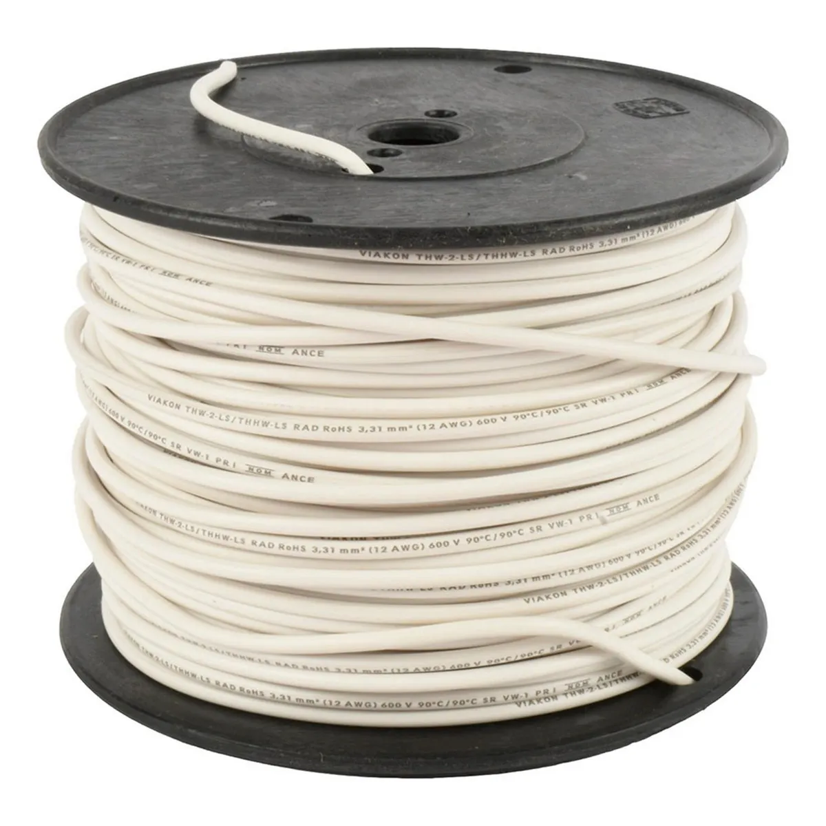 Viakon - Cable Viakon THHW-LS #12 Blanco 100 Metros