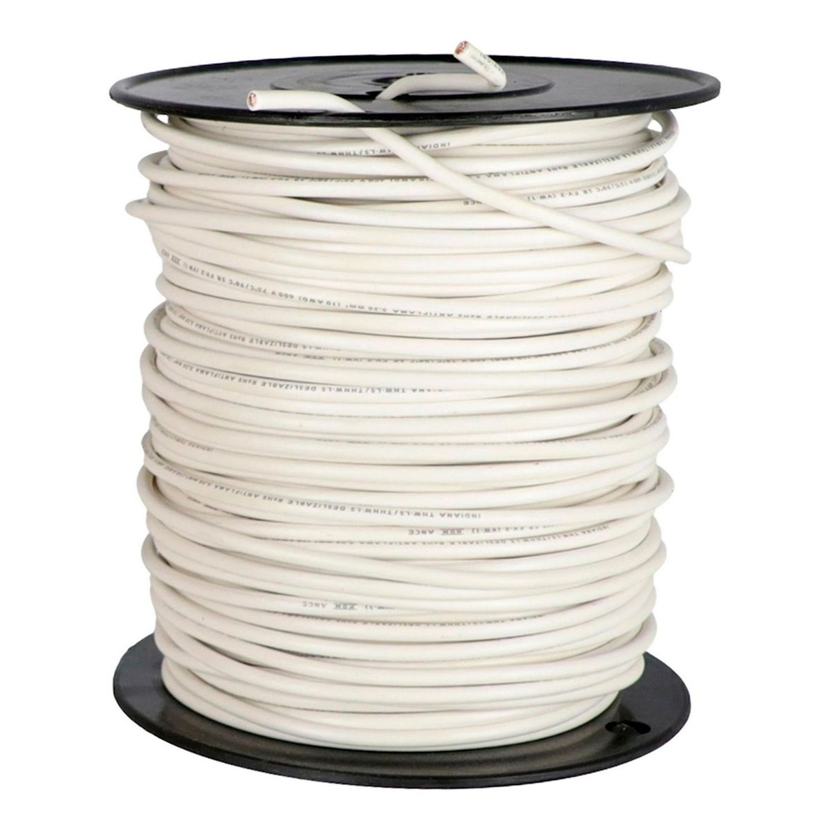 Indiana - Cable Indiana THHW-LS #10 Blanco 100 Metros