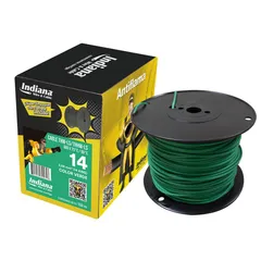 Cable Indiana THHW-LS # 14 Verde 100 Metros